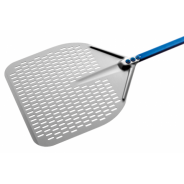 Gi.Metal Azzurra perforated pizza peel 33cm