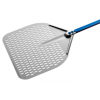 Gi.Metal Azzurra perforated pizza peel 33cm