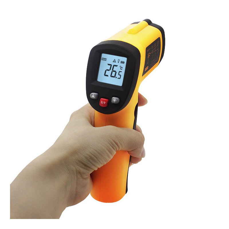 Infrared thermometer from -50 to 550°C