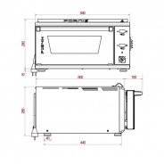 EffeUno P134H 509 EASY PIZZA PRO pizza oven