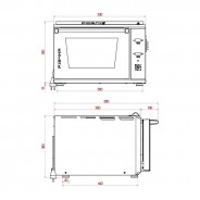 EffeUno P134HA 509 EASY PIZZA PRO pizza oven