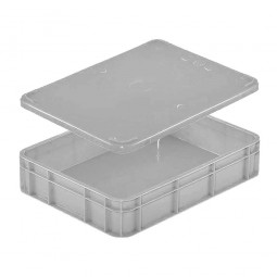 Dough container with lid - gray